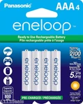 Panasonic Eneloop BK-4MCCA4BA Battery Aaa Nimh 800MAH Pack. Fixed Price $14.34.