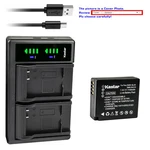 Kastar Battery LTD2 Usb Charger For Panasonic DMW-BLE9E DMW-BLG10 Lumix DMC-GX85. Fixed Price $27.99.