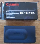 New Canon BP-E77K Pack 6V 1000MAHNBATTERY For Camcorder Tested. Fixed Price $21.09.