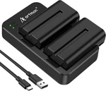 Artman NP-F550 Battery 2-PACK 2900MAH And Usb Dual Charger For Sony F570. Fixed Price $37.99.