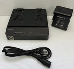 MA6 Sony BP-FL75 12.8V 76WH V-mount Battery + BC-L90 Dual Charger. Fixed Price $129.99.