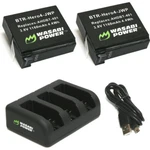 Wasabi Power Battery (2-PACK) And Triple Charger For Gopro HERO4, AHDBT-401. Fixed Price $23.99.