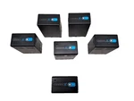 Lot Of 6 Fxlion DF-U98 Lithium Battery 98WH 14.8V Bp-u Mount. Fixed Price $349.00.