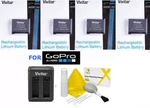 4X AHDBT-401 Battery For Gopro HERO4 Silver Usb Dual Port Charger +gift. Fixed Price $50.93.