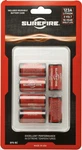 Surefire 6 123A Lithium Batteries Pack, Clear. Fixed Price $40.99.