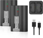 2-PACK 6040MAH Replacement Battery With Charger Station For Ring-doorbell Camera. Fixed Price $51.82.