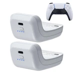 Uwayor 2X 3000MAH PS5 Controller External Battery Pack, Replacement White. Fixed Price $37.09.