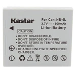 Kastar NB-4L Battery For Canon Powershot SD200 SD300 SD400 SD430 SD450. Fixed Price $8.49.
