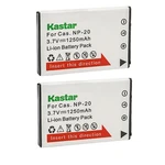 Kastar 2-PACK Battery Replacement For Casio NP-20 Lithium Camera. Fixed Price $12.99.