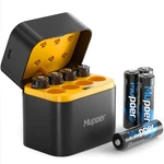Rechargeable Aa Batteries Lithium With CHARGER,8 Pack 1.5V 3000MWH Double B.... Fixed Price $37.57.