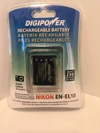Digipower Replacement For Nikon EN-EL10 New In Package. Fixed Price $15.00.