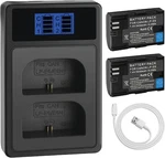 2-PACK LP-E6N Batteries With Dual Slot Usb Charger For Canon Eos R5 R6 R7. Fixed Price $32.99.