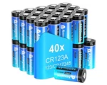 Anegine CR123A 3V Lithium Battery 1650MAH 10 Years Shelf Life 40 Pack High Power. Fixed Price $81.32.