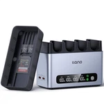 Llano Charger For Panasonic Lumix Cameras 65W 4-SLOT Fast Battery DMW-BLK22 Nib. Fixed Price $49.99.