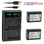 Kastar Battery Slim Charger For Sony NP-FV50 NP-FV30 & FDR-AX43 Handycam. Fixed Price $36.99.