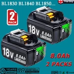 2PACK For Makita 18V Battery 8.0AH Li-ion BL1830 BL1850 BL1840 BL1860B Lxt Tools. Fixed Price $34.90.