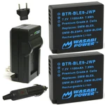 Wasabi Power Battery (2-PACK) And Charger For Panasonic DMW-BLE9, DMW-BLG10. Fixed Price $21.99.