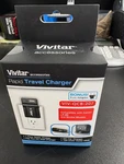 Vivitar Rapid Travel Charger For Canon LP-E6 Battery W/bonus Euro Adapter. Fixed Price $24.95.
