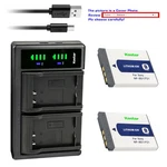Kastar Battery LTD2 Charger For Sony Original NP-BD1 NP-FD1 & Oem BC-CS3 Bc-csd. Fixed Price $17.99.