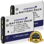 Fosmon 2X 1200MAH Replacement Battery Pack For Olympus LI-40B LI-42B. Fixed Price $12.99.