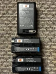 Dste Batteries Set Digital Charger 2-PACK NP-F770/F750/F730 For Camera. Fixed Price $49.99.