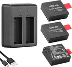 Action Camera Pack, 1350MAH Rechargeable BATTERY(3-PACK) Blue, Red. Fixed Price $24.08.