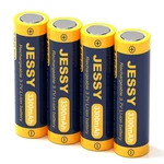 Jessy 3.7V Rechargeable Flat-top Battery 4-PACK, 3300AMH. Fixed Price $30.00.