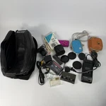 Vintage Lot Camera Accessories Digital Bag Canon Olympus Manuals As Is. Fixed Price $22.47.