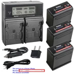 Kastar Battery Lcd Dual Fast Charger For BP-970G & Canon ES5000 ES6000 ES6500V. Fixed Price $73.99.