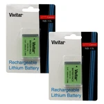 Two Vivitar Replacement Battery Canon Nb 13L For SX620 Hs Digital Camera. Fixed Price $43.99.
