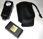 Rare Vintage Sony HVL-10D Camera Flash With Battery Aztec AZ6015 & Pouch. Fixed Price $179.95.