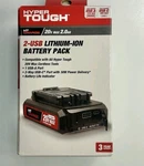 Hyper Tough Ht Charge 2-USB Lithium Ion Battery Pack 20 Volt Ah. Fixed Price $29.00.