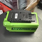 40V Lithium-ion Li-ion Power Tool Battery Pack Rechargeable Replacement, Green. Fixed Price $55.99.