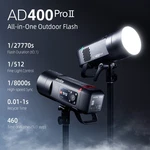 New Godox AD400PRO Ii Outdoor 400W Ttl Flash Monolight Portable Durable Design. Fixed Price $649.00.