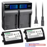 Kastar Battery Lcd Rapid Dual Charger For Nikon EN-EL4A. Fixed Price $86.99.