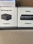 INSTA360 X3 & Fast Charge Bundle (1 Battery, Hub) New Opened Box. Fixed Price $45.00.