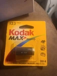 Kodak Photo Lithium Batteries 5 Total Dated 2014. Fixed Price $10.40.