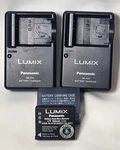 3 Pcs Panasonic Lumix DE-A59 Original Battery Chargers & CGA-S007A Oem. Fixed Price $32.39.