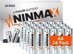 Ninmax Lithium Aa Batteries Pack, 3500MAH 1.5V Count (pack Of 24). Fixed Price $65.52.
