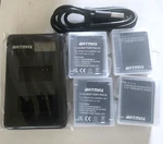 Camera Batteries (4) With Charger Batmax. Fixed Price $11.50.