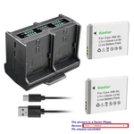 Kastar Battery Quadruple Charger For Canon NB-6L NB6LH Powershot SX500 Is. Fixed Price $19.49.
