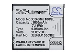1850MAH Battery For Samsung J1;GALAXY 4G;GALAXY DUOS;SM-J100D 7.12W. Fixed Price $14.82.