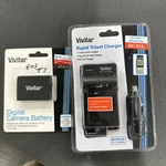 Vivitar Rechargeable Camera Li-ion Battery (canon LP-E10) & Rapid Charger. Fixed Price $25.00.