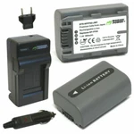Wasabi Power Battery (2-PACK) And Charger For Sony NP-FP30, NP-FP50. Fixed Price $26.99.