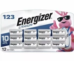 Energizer Lithium 123 12CT Pack 1500MAH Li-ion Battery 12/2029. Fixed Price $20.99.