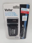 Vivitar 3-IN-1 Home Dc-car Charger Li-ion Battery 4 Canon Digital Camera LP-E17. Fixed Price $5.95.