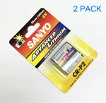 New Sanyo CR-P2 Lithium Battery 6V Photo (2 Pcs) CRP2. Fixed Price $17.98.