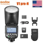 Godox V1PRO Ttl Wireless Round Head Flash Light Speedlite For Nikon Cameras. Fixed Price $264.00.