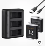 K&f Concept Usb-c Battery Charger For Gopro Hero 12/11/10/9 Camera. Fixed Price $23.75.