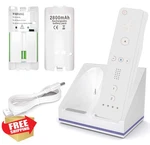 Gelinto 1 Charging Station Charger Dock With Pack 2800MAH Rechargeable.... Fixed Price $27.99.